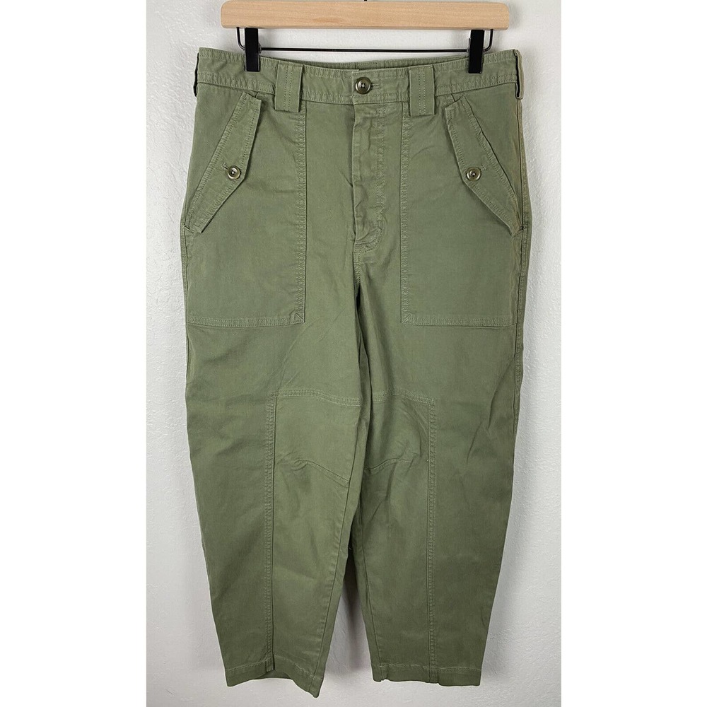 Banana Republic Women’s Size 6 Pants Olive Green Chino Crop Pants Tapered